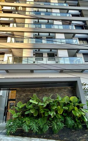 Apartamento para alugar com 63m², 1 quarto e 1 vaga Apartamento para alugar com 63m², 1 quarto e 1 vagaFachada
