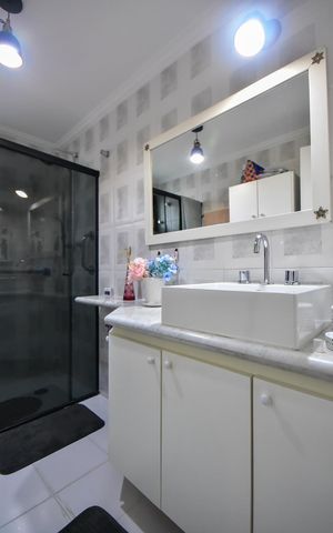 Apartamento à venda com 167m², 3 quartos e 3 vagasBanheiro da Suíte 3