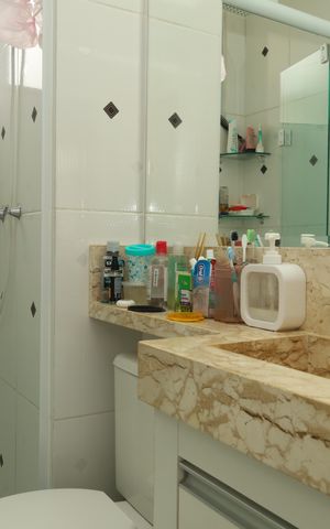 Apartamento à venda com 53m², 2 quartos e 1 vagaBanheiro Social