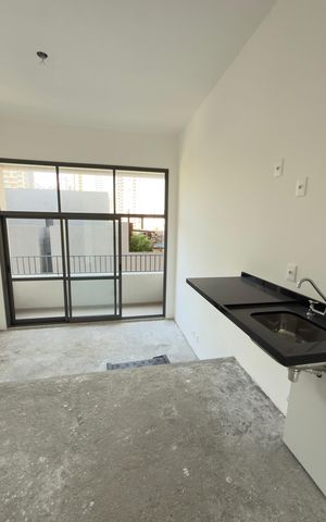 Studio à venda com 24m², 1 quarto e sem vaga