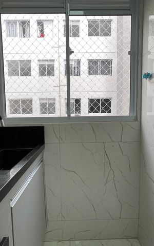 Apartamento para alugar com 40m², 2 quartos e sem vaga Apartamento para alugar com 40m², 2 quartos e sem vagaCozinha e Área de Serviço