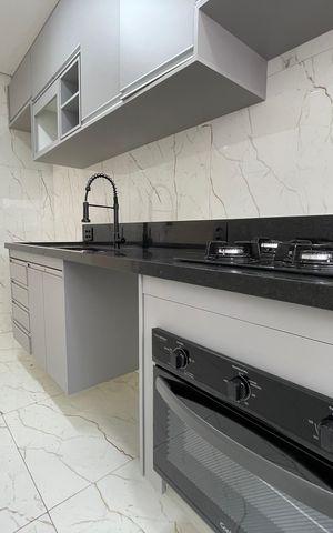 Apartamento para alugar com 40m², 2 quartos e sem vaga Apartamento para alugar com 40m², 2 quartos e sem vagaCozinha e Área de Serviço