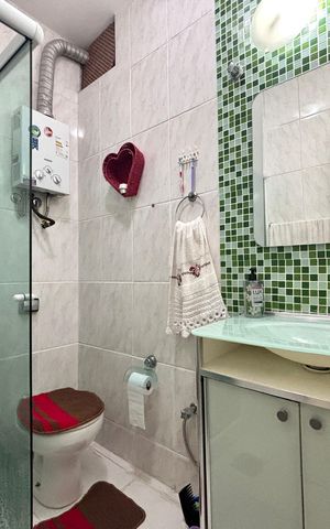 Apartamento à venda com 40m², 1 quarto e sem vagaBanheiro social