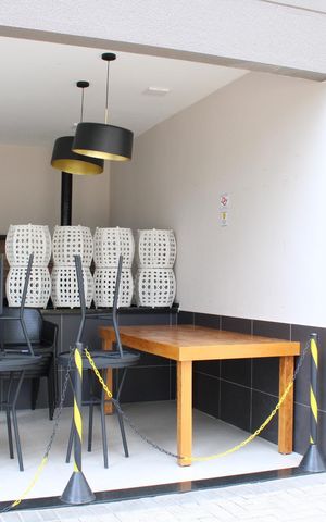 Apartamento à venda com 34m², 1 quarto e sem vagaÁrea comum - Churrasqueira
