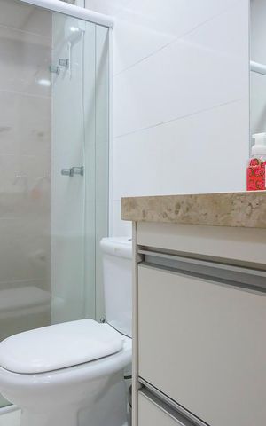 Casa à venda com 220m², 3 quartos e 4 vagasBanheiro da suíte 2