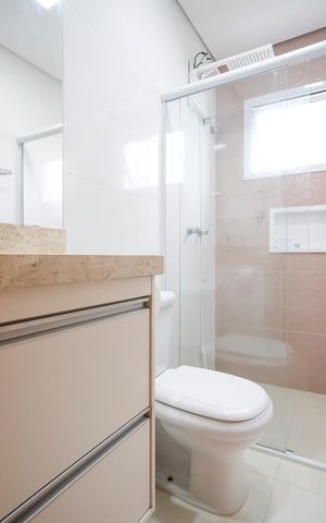 Casa à venda com 220m², 3 quartos e 4 vagasBanheiro da suíte 3