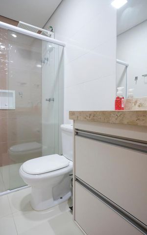 Casa à venda com 220m², 3 quartos e 4 vagasBanheiro da suíte 2