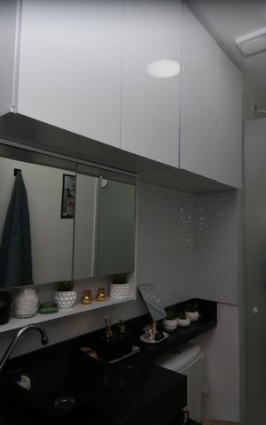 Apartamento à venda com 32m², 2 quartos e sem vagaBanheiro