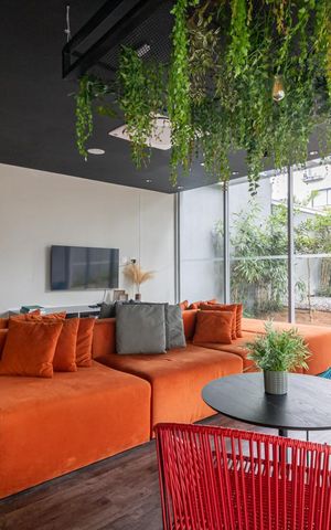 Studio para alugar com 28m², 1 quarto e sem vaga Studio para alugar com 28m², 1 quarto e sem vagaÁrea comum - Salão de Festas