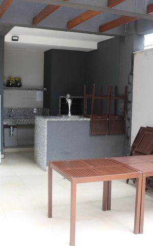 Apartamento à venda com 58m², 2 quartos e 1 vagaÁrea comum - Churrasqueira