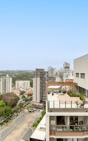 Studio para alugar com 25m², 1 quarto e sem vaga Studio para alugar com 25m², 1 quarto e sem vagaVista da Varanda
