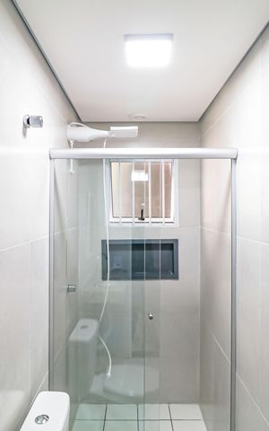 Studio para alugar com 20m², 1 quarto e sem vaga Studio para alugar com 20m², 1 quarto e sem vagaBanheiro