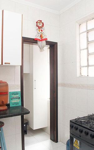 Apartamento à venda com 57m², 2 quartos e sem vagaCozinha + Área de Serviço
