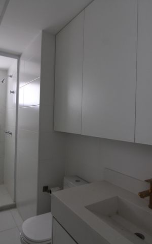 Apartamento para alugar com 116m², 2 quartos e 1 vagaBanheiro da Suíte 2