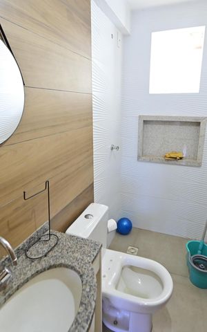 Apartamento para alugar com 81m², 3 quartos e 2 vagas Apartamento para alugar com 81m², 3 quartos e 2 vagasBanheiro da Suíte