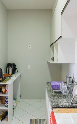 Studio à venda com 44m², 1 quarto e 1 vagaCozinha