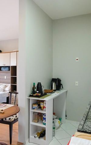 Studio à venda com 44m², 1 quarto e 1 vagaCozinha