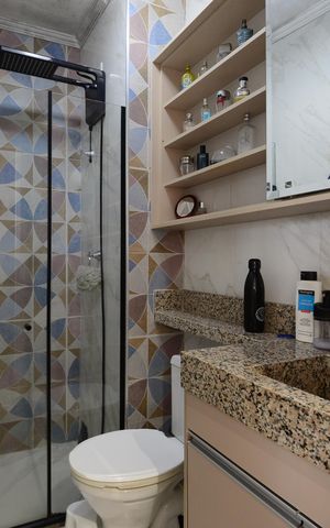 Apartamento para alugar com 33m², 1 quarto e 1 vagaBanheiro