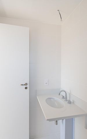 Apartamento à venda com 41m², 1 quarto e 1 vaga Apartamento à venda com 41m², 1 quarto e 1 vagaBanheiro Social