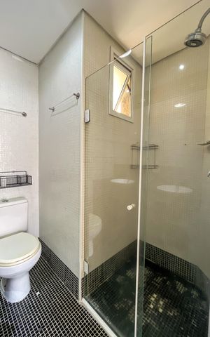 Apartamento para alugar com 58m², 1 quarto e 1 vaga Apartamento para alugar com 58m², 1 quarto e 1 vagaBanheiro Suíte