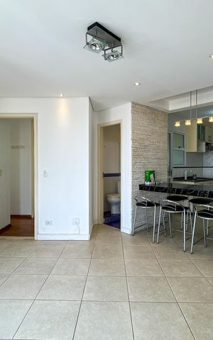 Apartamento para alugar com 58m², 1 quarto e 1 vaga Apartamento para alugar com 58m², 1 quarto e 1 vagaSala