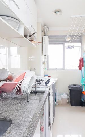 Apartamento para alugar com 47m², 2 quartos e 1 vagaCozinha e Área de Serviço