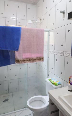 Casa à venda com 125m², 4 quartos e 2 vagasBanheiro da Suíte 1