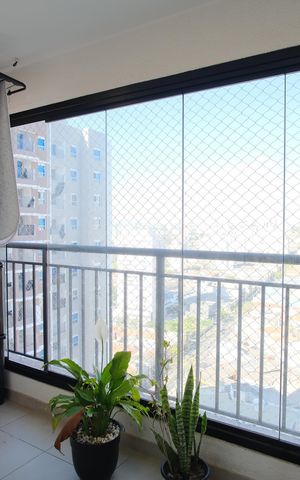 Apartamento para alugar com 55m², 2 quartos e 1 vagaVaranda