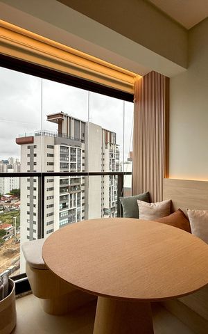 Apartamento para alugar com 31m², 1 quarto e 1 vaga Apartamento para alugar com 31m², 1 quarto e 1 vagaSala