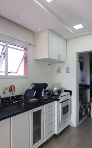 Apartamento para alugar com 64m², 1 quarto e 1 vagaCozinha e Área de Serviço