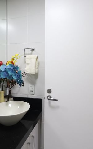 Apartamento à venda com 132m², 3 quartos e 2 vagasBanheiro da Suíte 