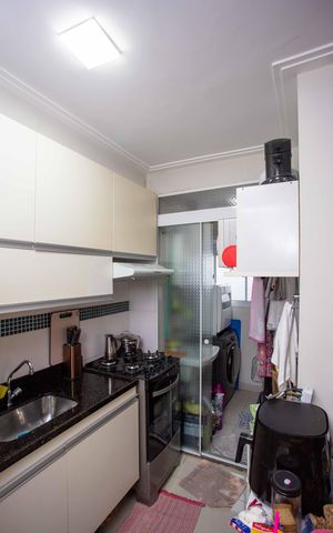 Apartamento à venda com 52m², 2 quartos e 1 vagaCozinha