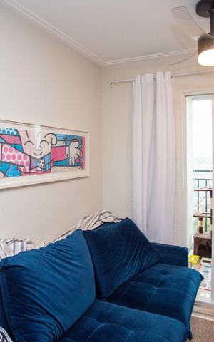 Apartamento à venda com 52m², 2 quartos e 1 vagaSala