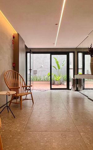 Studio à venda com 25m², 1 quarto e sem vaga Studio à venda com 25m², 1 quarto e sem vagaHall de entrada