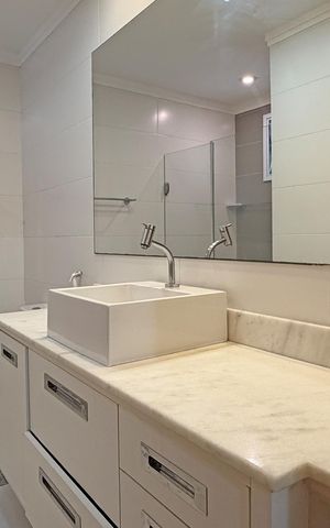 Apartamento para alugar com 129m², 3 quartos e 2 vagasBanheiro da Suíte 1