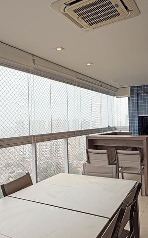 Apartamento para alugar com 129m², 3 quartos e 2 vagasVaranda gourmet