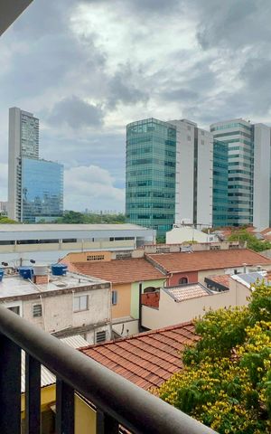 Studio à venda com 24m², 1 quarto e sem vaga Studio à venda com 24m², 1 quarto e sem vagaSacada