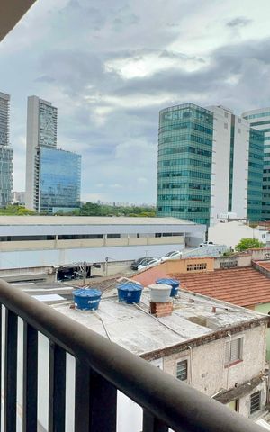 Studio à venda com 24m², 1 quarto e sem vaga Studio à venda com 24m², 1 quarto e sem vagaSacada