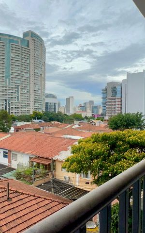Studio à venda com 24m², 1 quarto e sem vaga Studio à venda com 24m², 1 quarto e sem vagaSacada