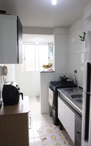 Apartamento à venda com 54m², 2 quartos e 1 vagaCozinha e Área de Serviço