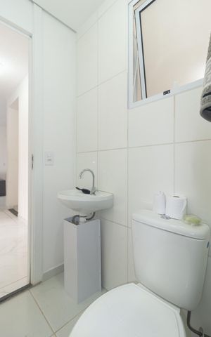 Apartamento para alugar com 48m², 2 quartos e sem vaga Apartamento para alugar com 48m², 2 quartos e sem vagaBanheiro