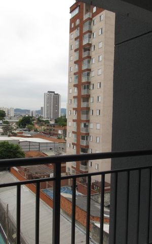 Apartamento à venda com 44m², 2 quartos e 1 vagaVaranda