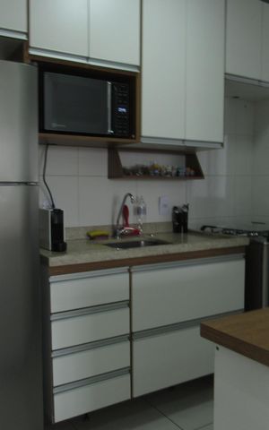 Apartamento à venda com 44m², 2 quartos e 1 vagaCozinha e Área de Serviço