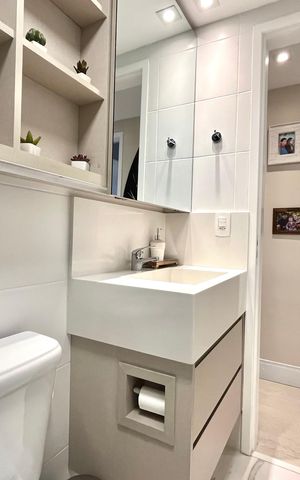 Apartamento à venda com 89m², 3 quartos e 2 vagas Apartamento à venda com 89m², 3 quartos e 2 vagasBanheiro