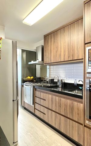 Apartamento à venda com 89m², 3 quartos e 2 vagas Apartamento à venda com 89m², 3 quartos e 2 vagasCozinha