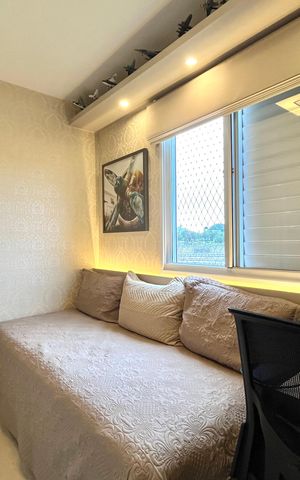 Apartamento à venda com 89m², 3 quartos e 2 vagas Apartamento à venda com 89m², 3 quartos e 2 vagasQuarto 1