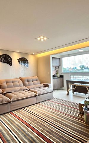 Apartamento à venda com 89m², 3 quartos e 2 vagas Apartamento à venda com 89m², 3 quartos e 2 vagasSala