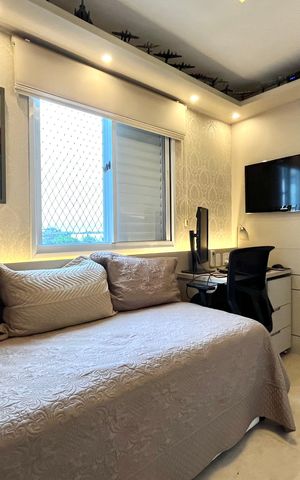 Apartamento à venda com 89m², 3 quartos e 2 vagas Apartamento à venda com 89m², 3 quartos e 2 vagasQuarto 1