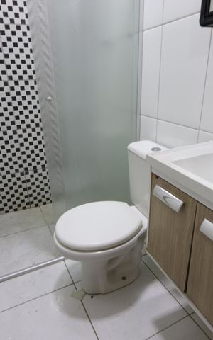 Casa à venda com 68m², 2 quartos e 1 vagaBanheiro da Suíte 1