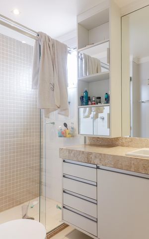 Apartamento para alugar com 98m², 3 quartos e 2 vagas Apartamento para alugar com 98m², 3 quartos e 2 vagasBanheiro da Suíte
